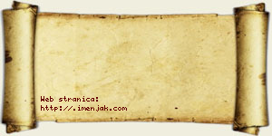 Omilj Smiljanić vizit kartica